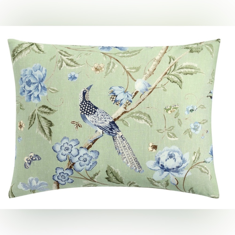 Pottery Barn Kravet Meadowlark Reversible Duvet Cover & Shams, NWT, Retail $379 - Picture 3 of 8